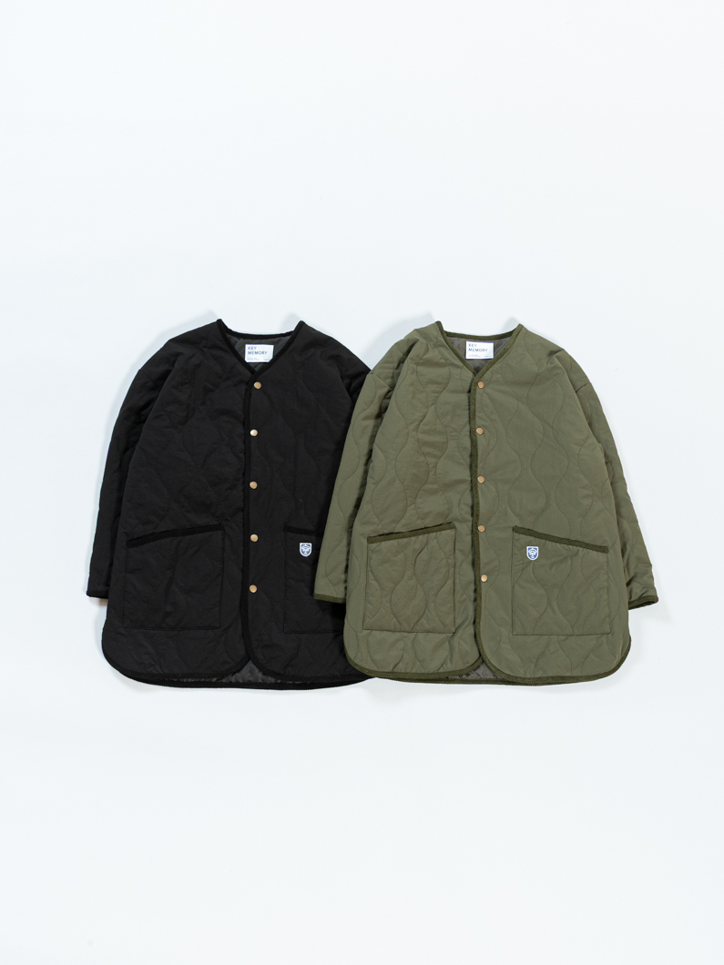 キルティングミドルジャケット 黒 | BLACK - KEY MEMORY鎌倉