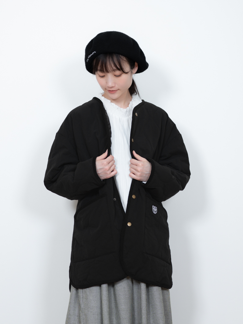 キルティングミドルジャケット 黒 | BLACK - KEY MEMORY鎌倉