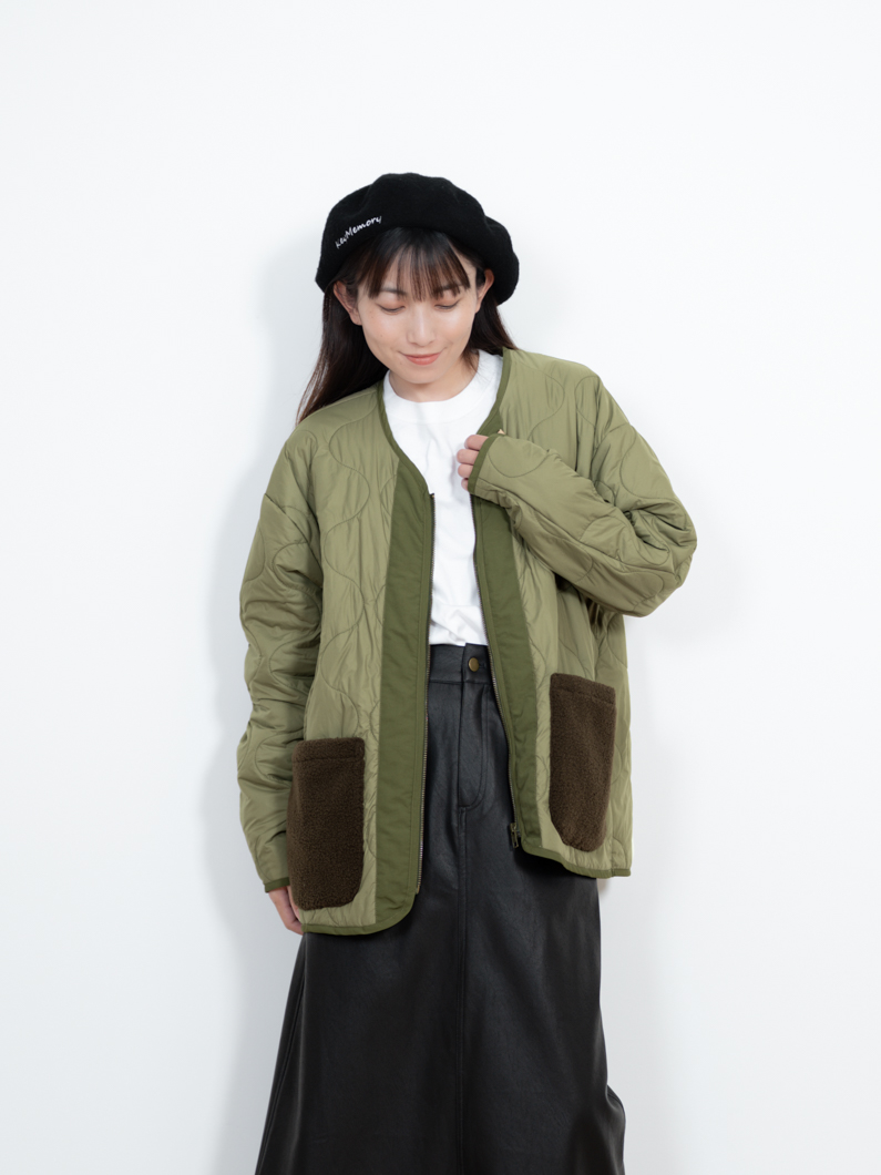 オリーブ フリース内側 モッズコート オリーブ フリース内側 モッズコート オリーブ色 フリースライニング