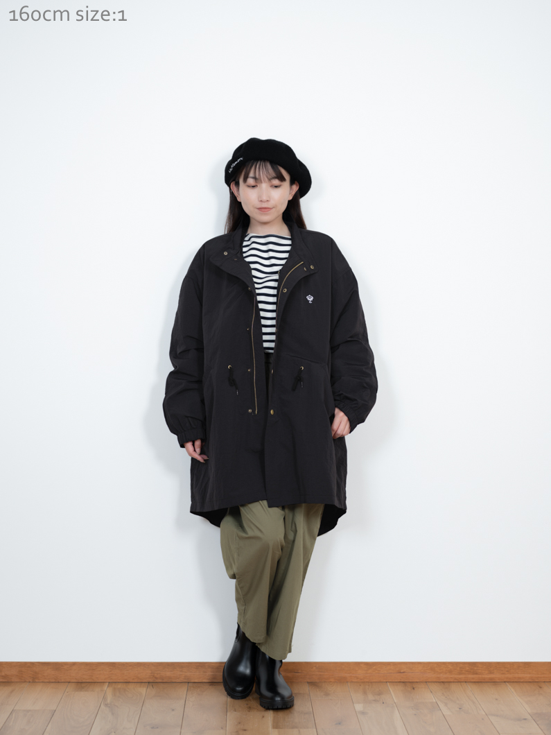 キルティングジャケット＆モッズコートセット | ブラック - KEY