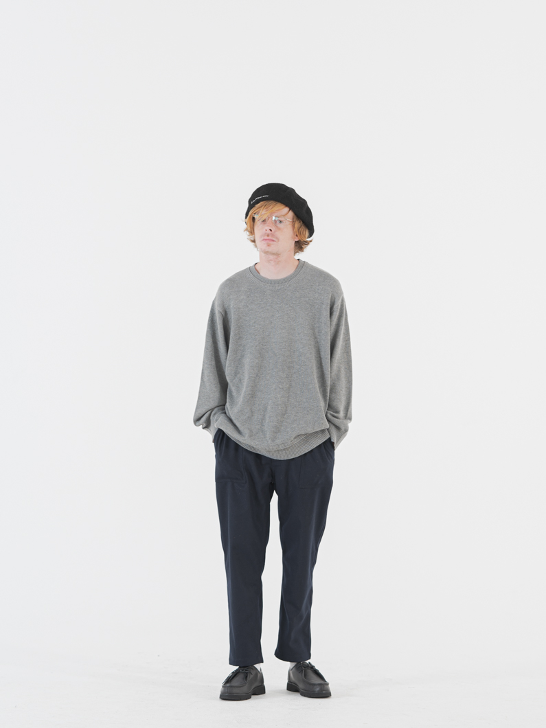 ウールライクパンツ NAVY | おしゃれな秋冬ボトムス - KEY MEMORY鎌倉