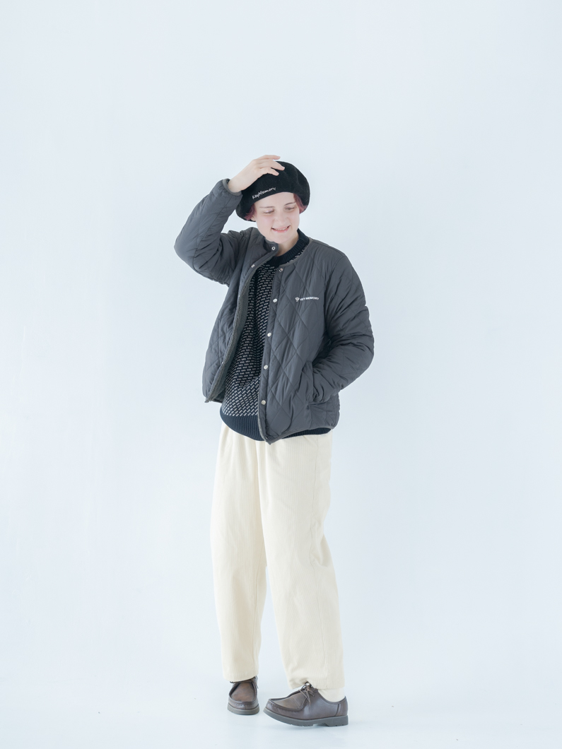 コーデュロイタックパンツ | IVORY - KEY MEMORY鎌倉ファッションブランド