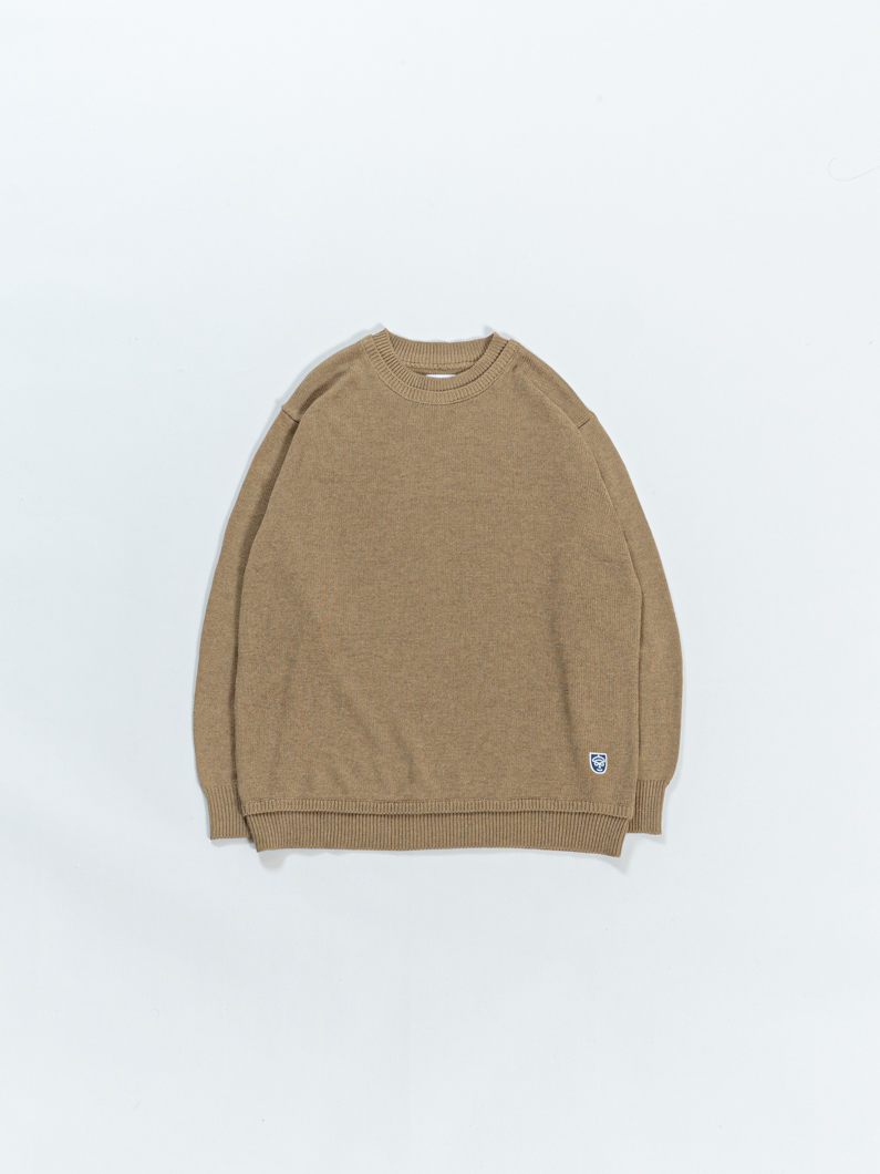 エルボーパッチニット | モカブラウン - KEY MEMORY鎌倉ファッション