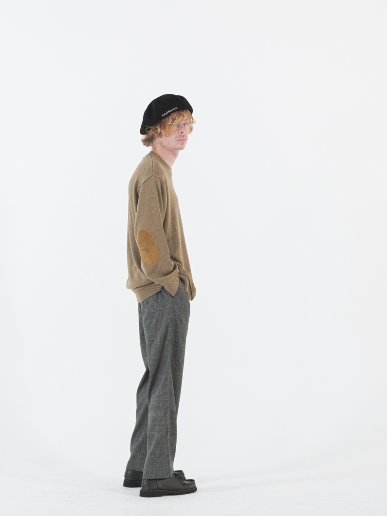 エルボーパッチニット | モカブラウン - KEY MEMORY鎌倉ファッション