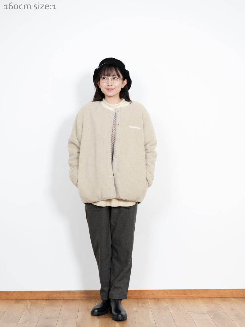 ボアリバーシブルブルゾン | GREIGE - KEY MEMORY鎌倉ファッションブランド