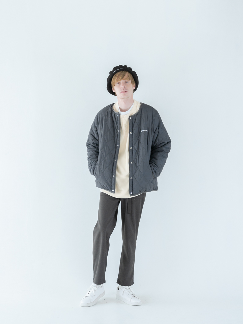 ボアリバーシブルジャケット チャコールブルーグレー| KEYMEMORY鎌倉