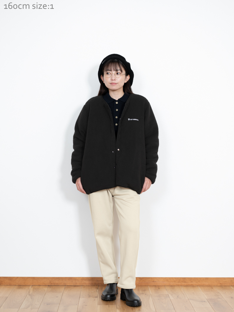 ボアリバーシブルジャケット|ブラック - KEY MEMORY鎌倉ファッション