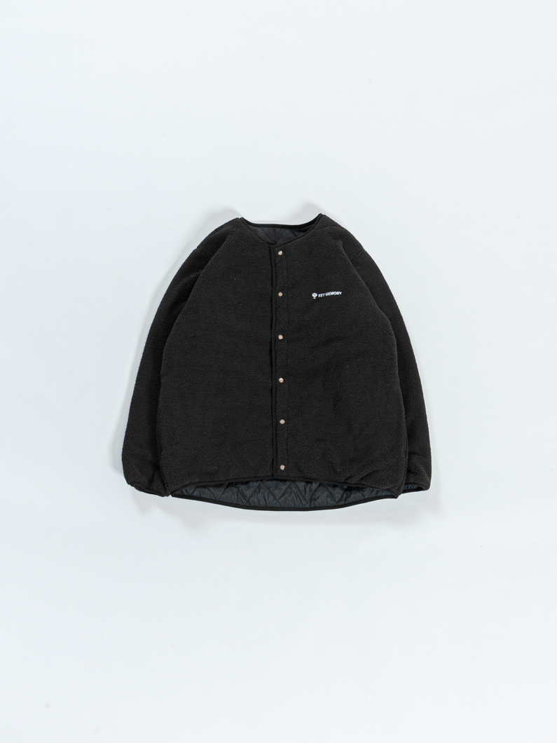 ボアリバーシブルジャケット|ブラック - KEY MEMORY鎌倉ファッション