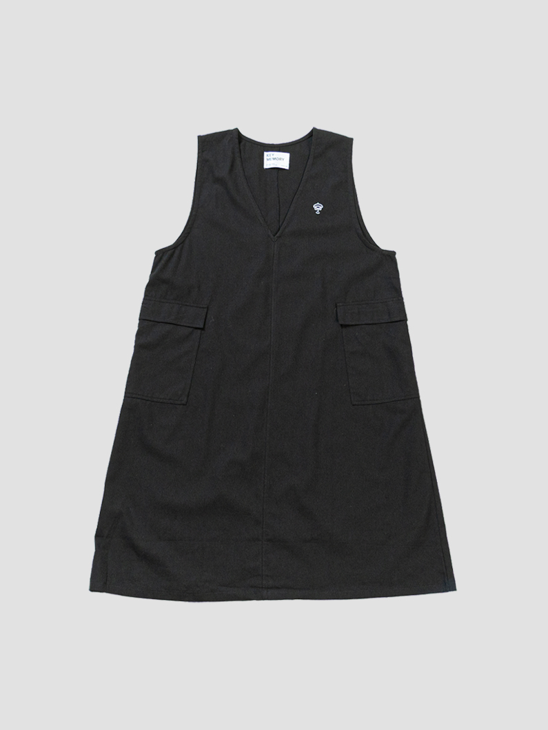 ツイルジャンパースカート | BLACK - KEY MEMORY鎌倉ファッションブランド