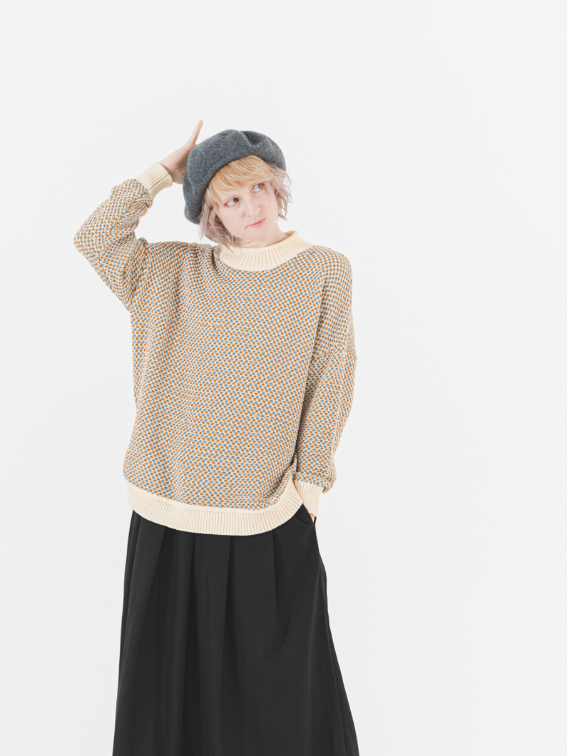 ジャガードニット | IVORY - KEY MEMORY鎌倉ファッションブランド