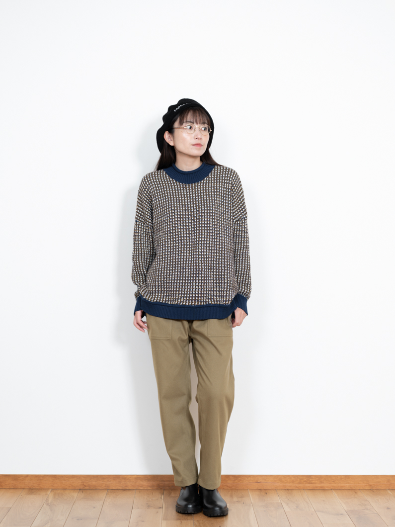 ジャガードハイネックニット | NAVY - KEY MEMORY鎌倉