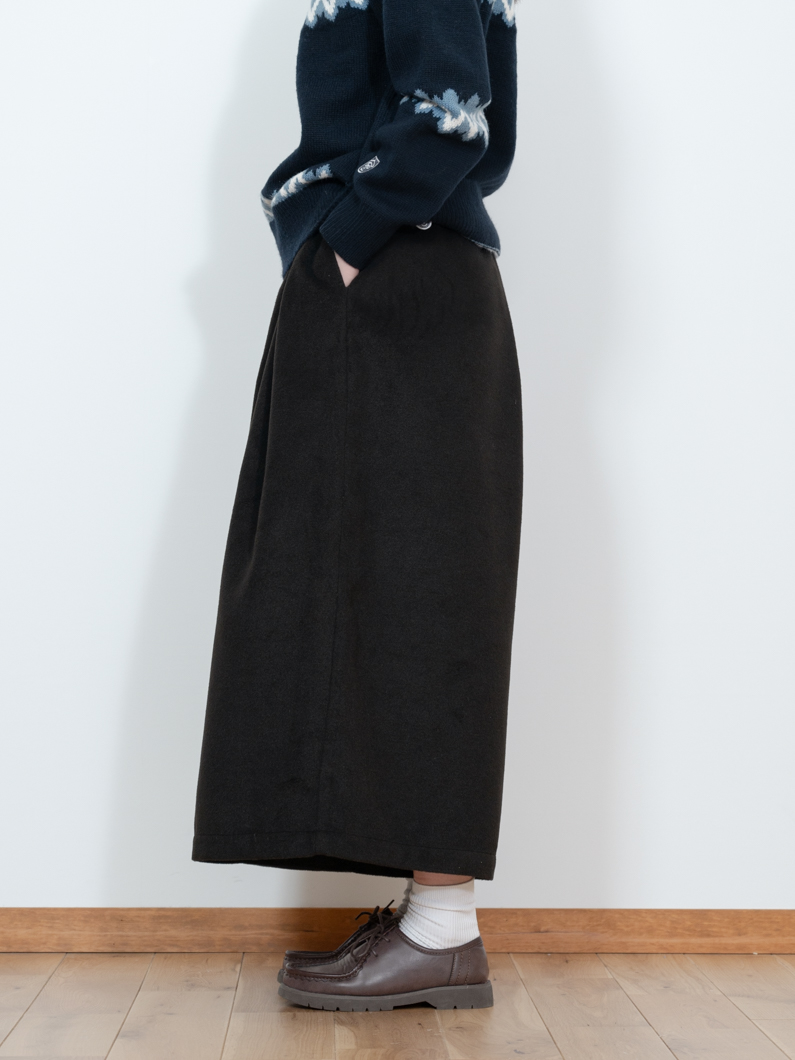 ウールワイドキュロット | BLACK - KEY MEMORY鎌倉ファッションブランド