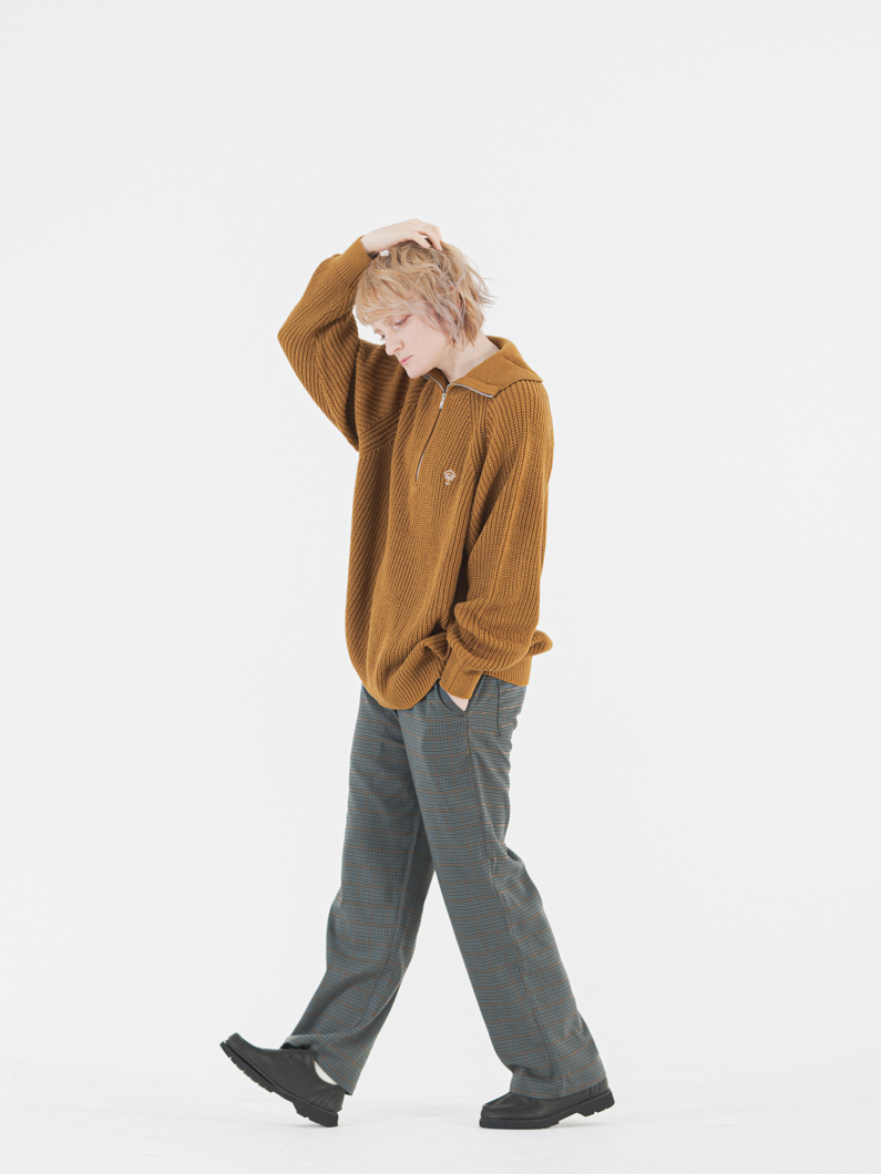 shimak_k セーラージップニット | CAMEL - KEY MEMORY鎌倉ファッションブランド