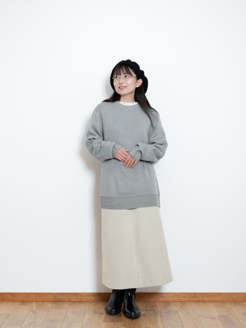 ジャージニットペンシルスカート | GRAY - KEY MEMORY鎌倉ファッション