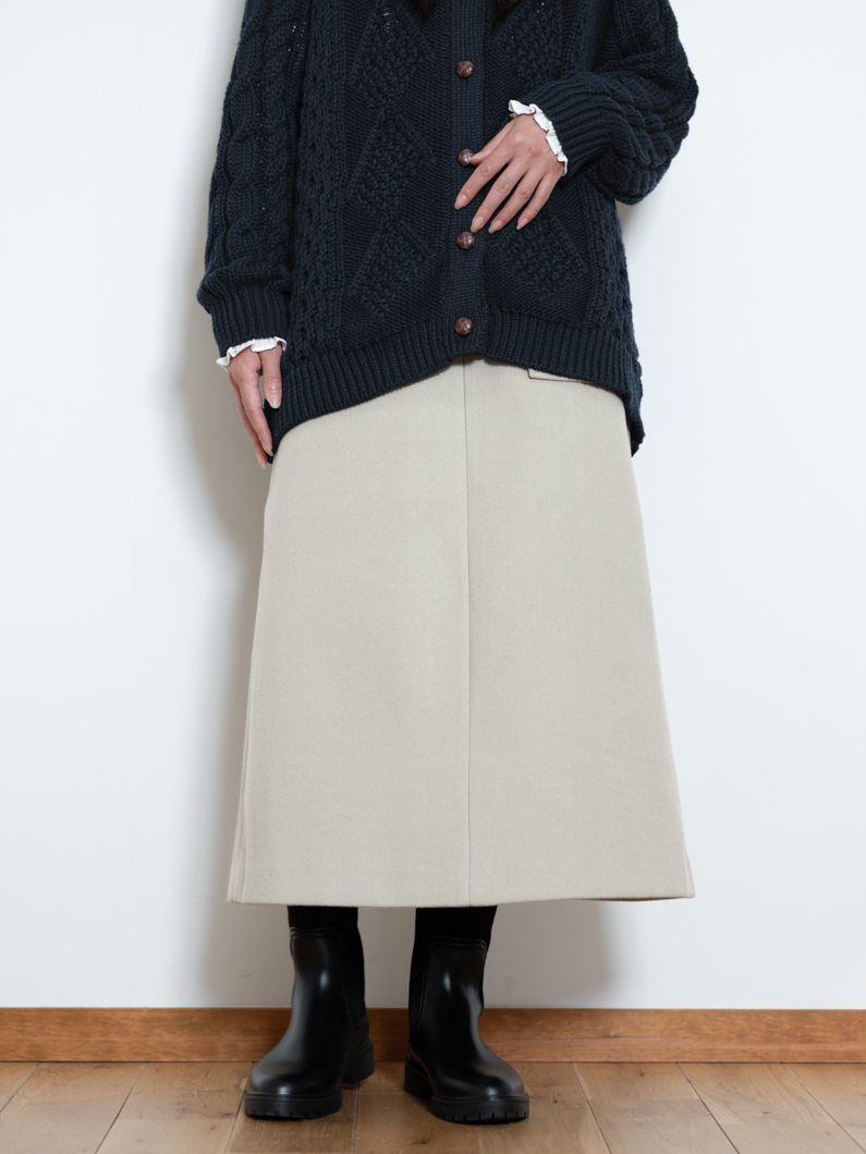 ジャージニットペンシルスカート | GRAY - KEY MEMORY鎌倉ファッション