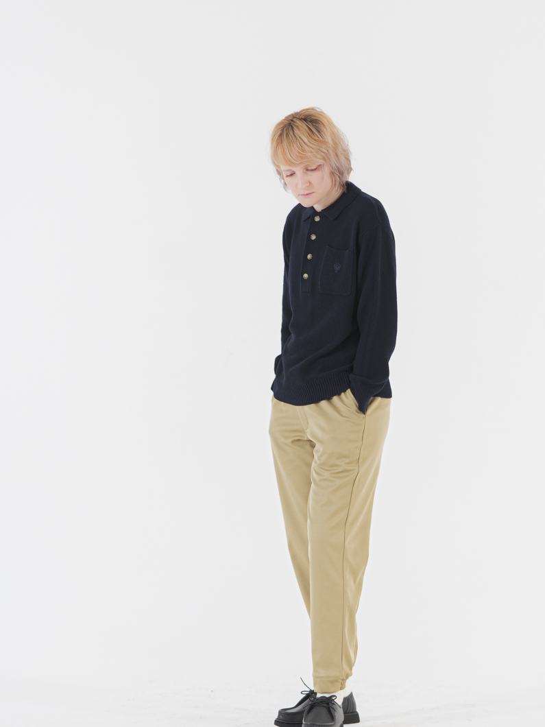 ニットポロシャツ NAVY | ユニセックスポロ - KEY MEMORY鎌倉