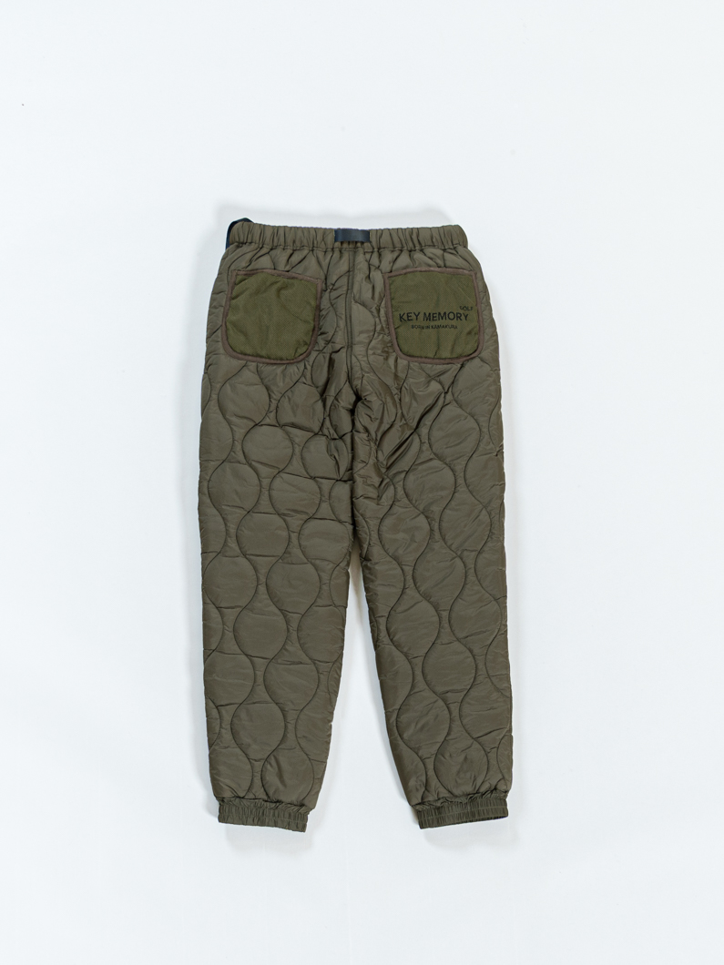 キルティングゴルフパンツ | KHAKI - KEY MEMORY GOLF｜鎌倉