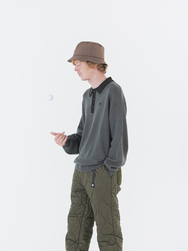 キルティングゴルフパンツ | KHAKI - KEY MEMORY GOLF｜鎌倉