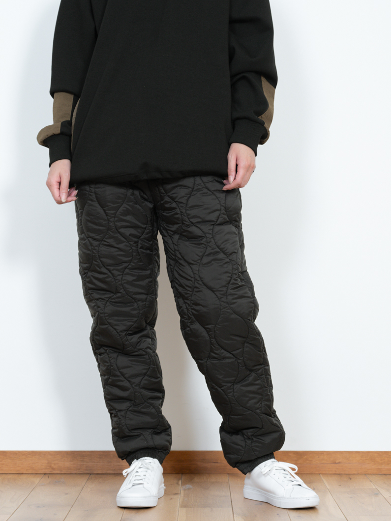 キルティングゴルフパンツ | BLACK - KEY MEMORY GOLF｜鎌倉