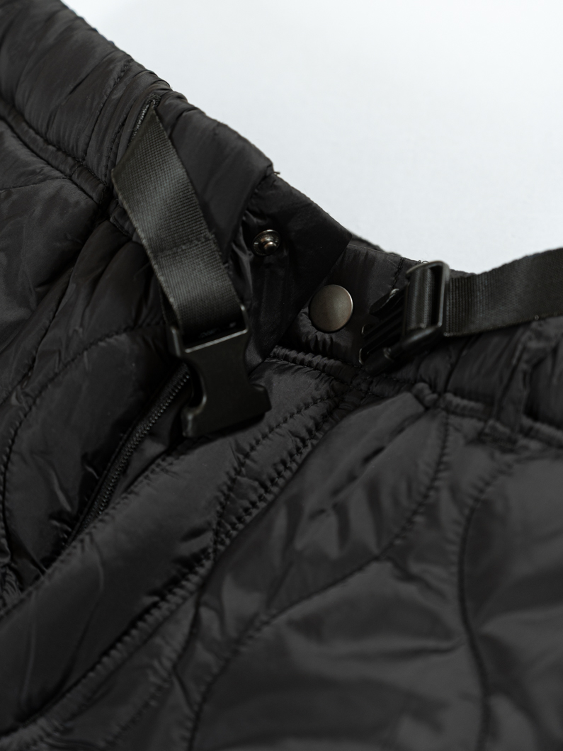 キルティングゴルフパンツ | BLACK - KEY MEMORY GOLF｜鎌倉