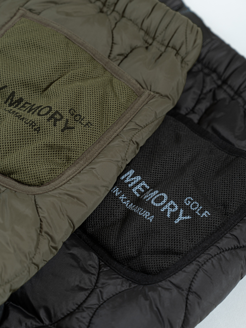 キルティングゴルフパンツ | BLACK - KEY MEMORY GOLF｜鎌倉