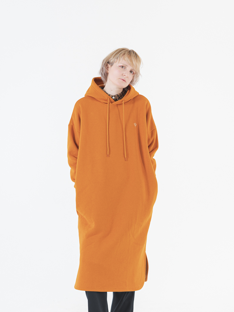 裏起毛パーカーワンピース | ORANGE - KEY MEMORY鎌倉ファッションブランド