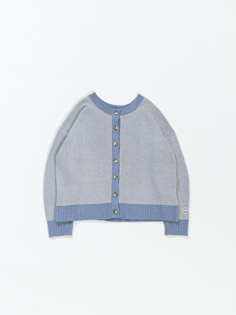 前後2way カーディガン | BLUE - KEY MEMORY鎌倉ファッションブランド