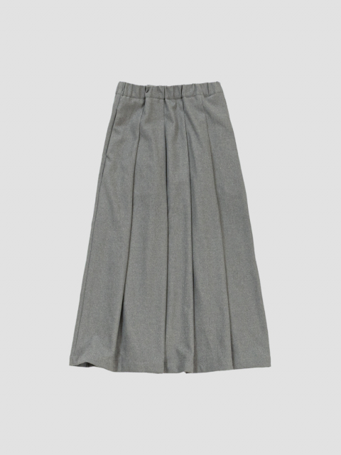Cozy pleated skirt GRAY
