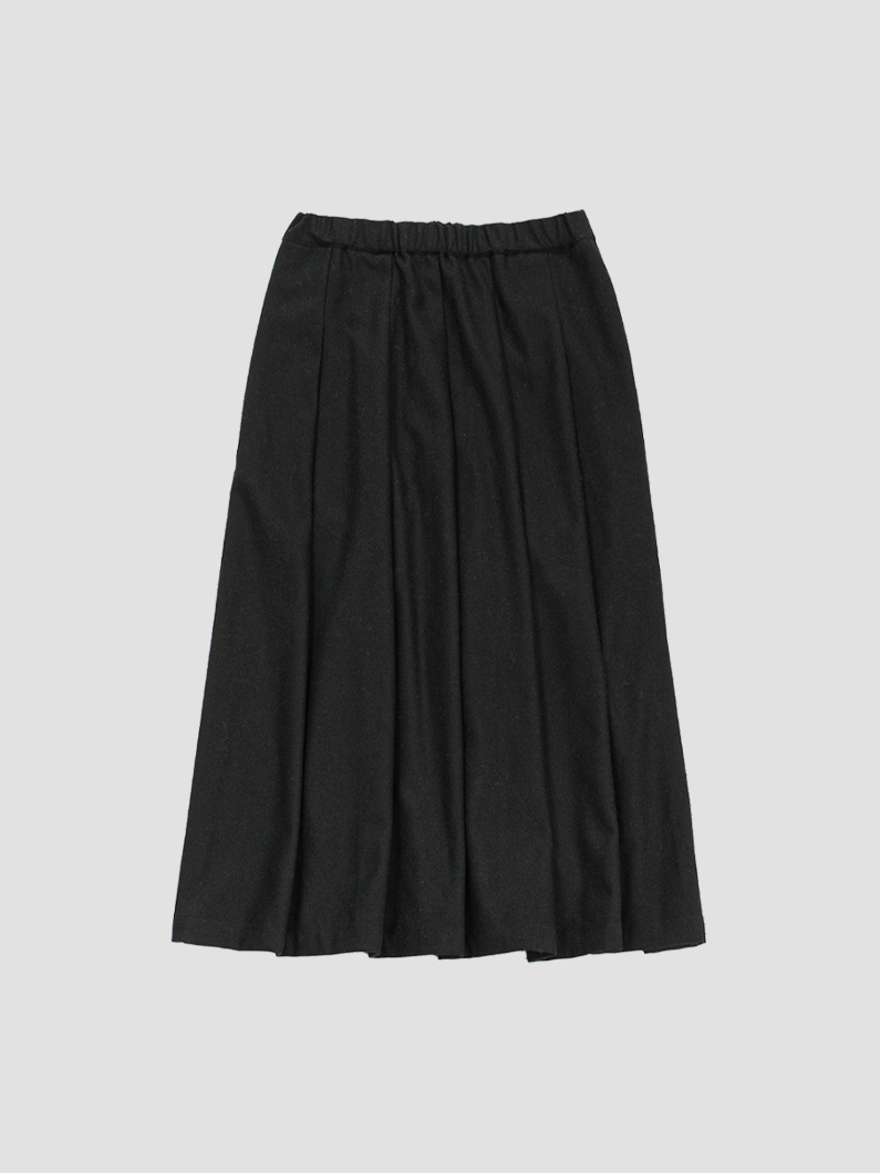 コージープリーツスカート | ブラック - KEY MEMORY鎌倉ファッション