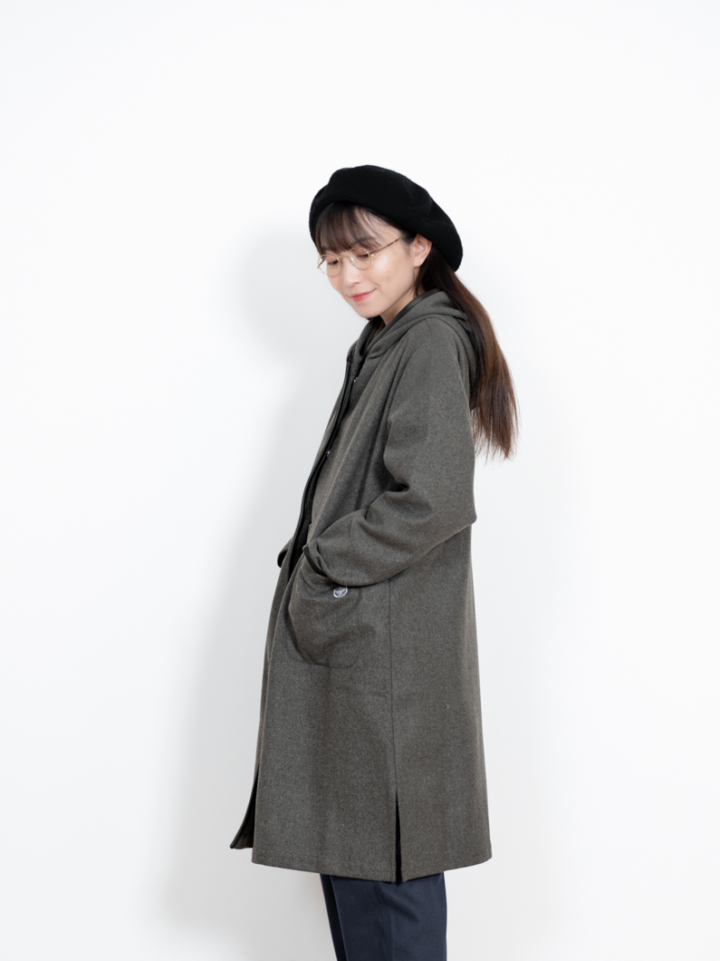 パイピングフードコート | チャコールグレー - KEY MEMORY鎌倉