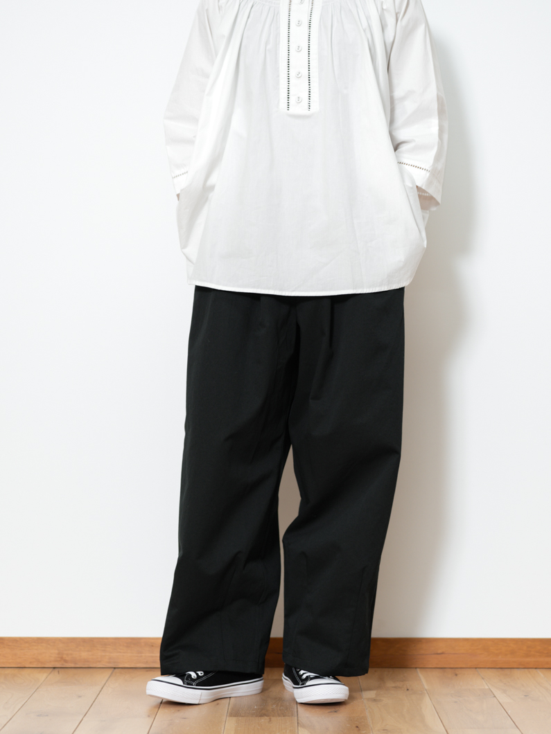 サーカスチノパンツ ブラック|- KEY MEMORY Online Shop｜鎌倉