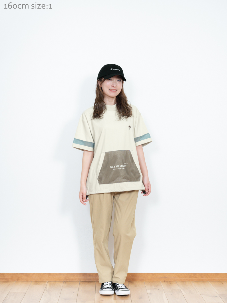 ゴルフメッシュプルオーバー アイボリー|- KEY MEMORY Online Shop