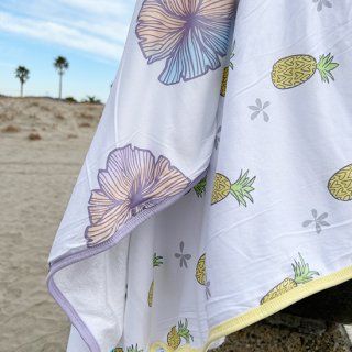 Sea Flower Hooded Towel Set (フード付タオルセット)