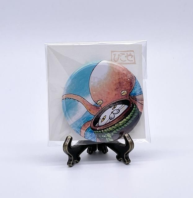 缶バッジマグネット タコ ひこ屋ネットショップ 缶バッジマグネット タコ ひこ屋ネットショップ