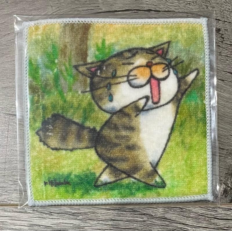 タオル地コースター【風船グレ】 - ひこ屋ネットショップ