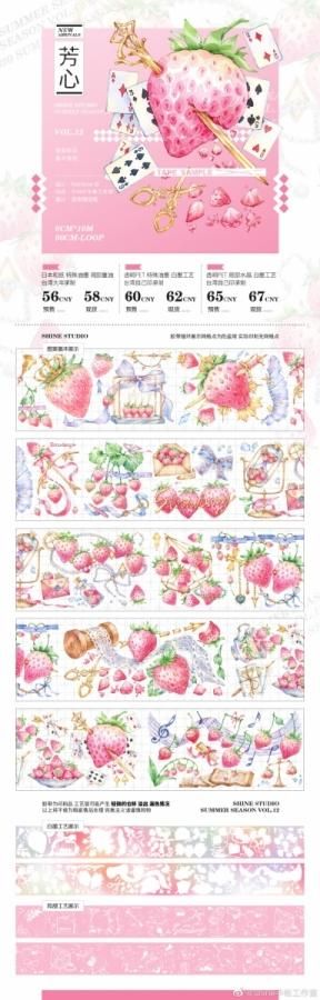 Shine手帳工作室三周年 マステ 21年2月到 予約販売 10 27まで 到着 マスキングテープ専門店 つゆのマステ屋 海外 人物など可愛いマステ
