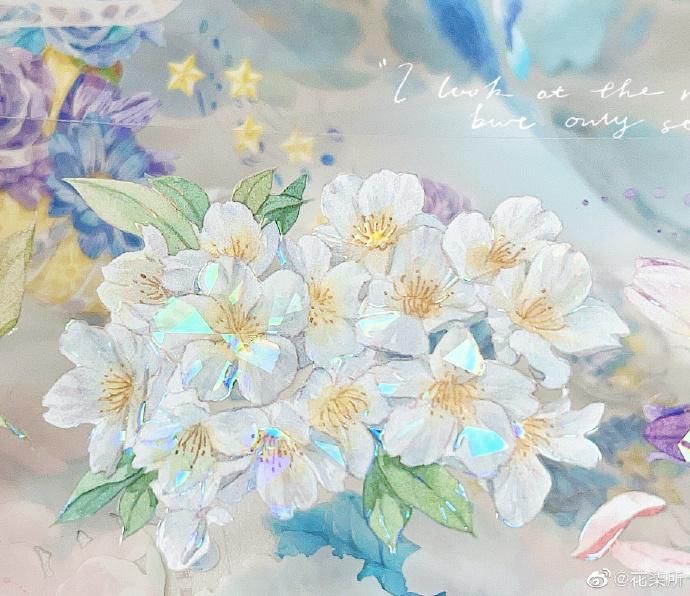 海外マスキングテープ巻売り 花柒所 フラワー 人物マスキングテープ 花柒所 春日系列 予約販売 5月到（3/14まで）予約終了