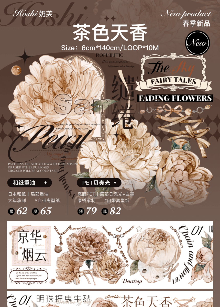 Hoshi奶芙Vol.03 （1）余剰販売 - マスキングテープ専門店 つゆ