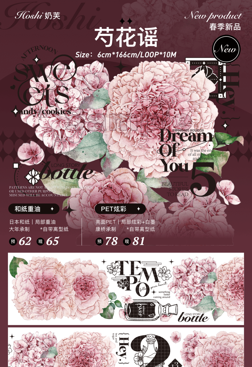 Hoshi奶芙Vol.03 （2）余剰販売 - マスキングテープ専門店 つゆ