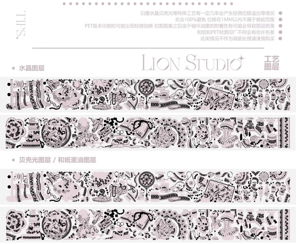 史上最も激安 LION マスキングテープ - 2023新品（芍薬組）余剰販売 STUDIO テープ・マスキングテープ