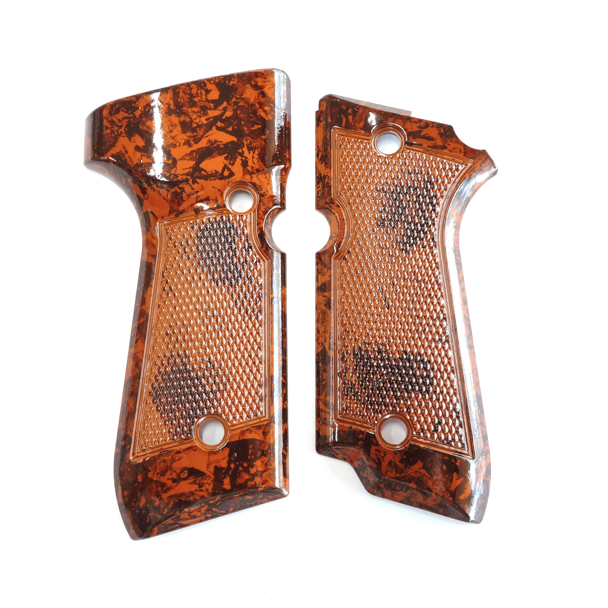 No.134 ケミウッドHWグリップ(L・Rセット)|M93R-MG シリーズ No.134 ケミウッドHWグリップ(L・Rセット)|M93R-MG シリーズ