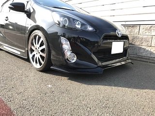 トヨタ アクア   フロント リップ スポイラー  新品