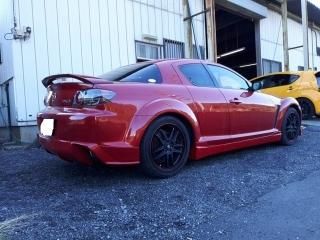 RX-8 マツダスピード　サイドステップ　黒