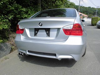 BMW　3シリーズ　E90　E91　前期　セダン　リア　バンパー　新品　塗装済　日本製　Ｍスポーツ　323　325　320