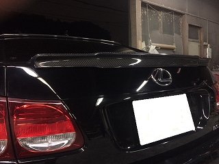 レクサス GS 350 リア ウイング トランク スポイラー 新品 カーボン 日本製