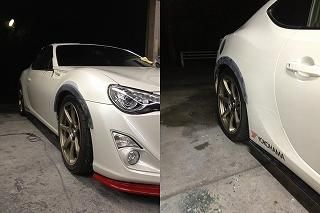 ZC6 BRZ サイド ステップ フラップ スポイラー 新品 塗装済 日本製