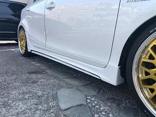 トヨタ アクア AQUA 10系 NHP10 サイド ステップ スポイラー かぶせる