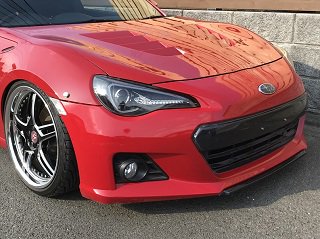 ZC6 BRZ 前期 フロントバンパー用 センター グリル ナンバー カバー