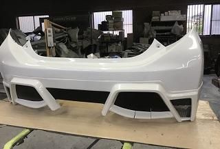 未塗装 NHP10 アクア 前期 中期 リア スポイラー ハーフエアロ