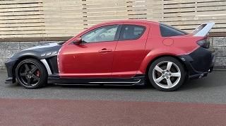 未塗装 RX-8 リア ウィング RS 純正 交換 タイプ トランク 未塗装 RX-8 リア ウィング RS 純正 交換 タイプ トランク
